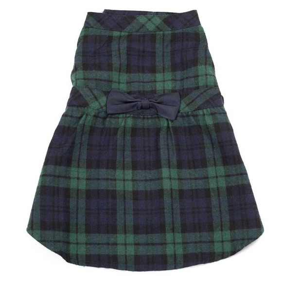 Size XL Dog Dress Black Watch Plaid The Worthy Dog NEW - Picture 1 of 7